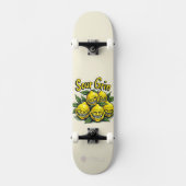 Custom Skateboard Deck - "Sour Grin" (Vorderseite)
