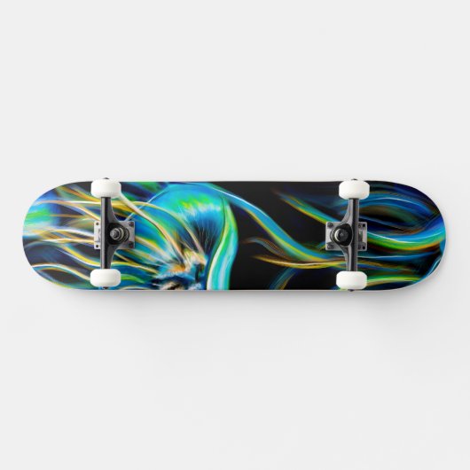 Custom Skateboard "Jelly Fish" (Horizontal)