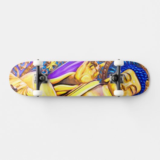 Custom Skateboard "The Buddah" (Horizontal)