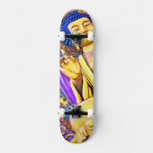 Custom Skateboard "The Buddah" (Vorderseite)