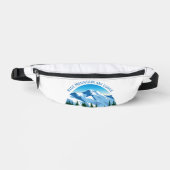 Custom Ski Lodge Winter Resort Snowy Mountain Bauchtasche (Vorderseite)