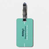 Custom Ski Trip Family Friends Group Matching Gepäckanhänger (Rückseite vertikal)