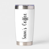Custom Skinny Tumbler, Personalized Coffee custom Thermobecher (Vorderseite)
