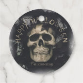 Custom Skull Stickers Geschenkanhänger (Rückseite)