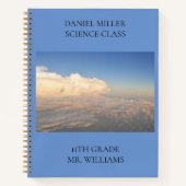 Custom Sky Voyager School Notizblock (Vorderseite)