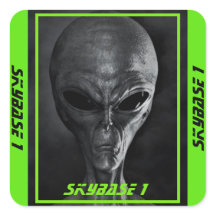 Custom SkyBase1 Alein Stickers