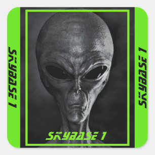 Custom SkyBase1 Alein Stickers