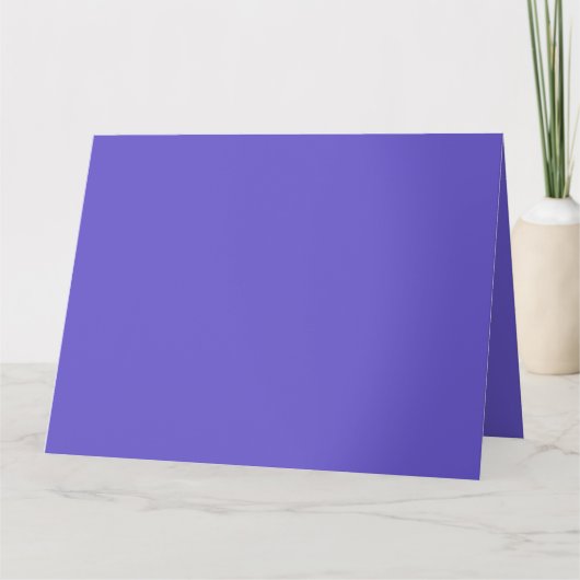 Custom Slate Blue Grußkarte Karte (Vorderseite)