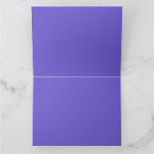 Custom Slate Blue Grußkarte Karte (Innenseite)