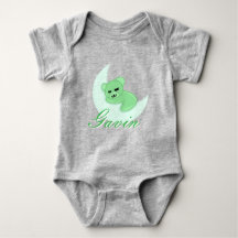 Custom Sleeping Bear Baby Bodysuit