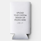 Custom Slim Seltzer Can Selters Dosenkühler (Rückseite)