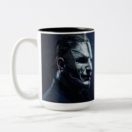 Custom Slipknot Mug #2 Zweifarbige Tasse (Links)
