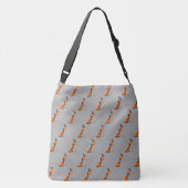 Custom Slogan Fashionable Lady in Stiletto Tragetaschen Mit Langen Trägern (Rückseite)