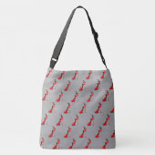 Custom Slogan Fashionable Lady in Stiletto Tragetaschen Mit Langen Trägern (Rückseite)