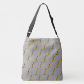 Custom Slogan modische Lady in Stiletto Tragetaschen Mit Langen Trägern (Rückseite)