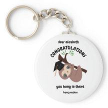 Custom Sloth Abschluss Sie Hung da Niedlich