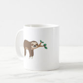 Custom Sloth Memes lustige Sloth Jokes Kaffeetasse (Vorderseite Links)