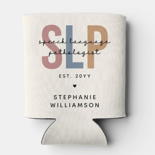 Custom SLP Speech Language Pathologe Dosenkühler (Rückseite)