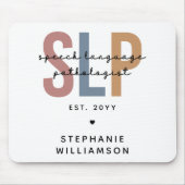 Custom SLP Speech Language Pathologe Mousepad (Vorne)