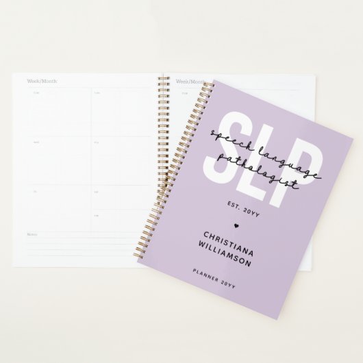 Custom SLP Speech Language Pathologe Planer (Anzeige)