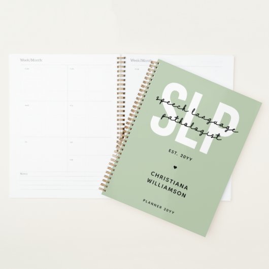Custom SLP Speech Language Pathologe Planer (Anzeige)