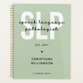 Custom SLP Speech Language Pathologe Planer (Vorderseite)