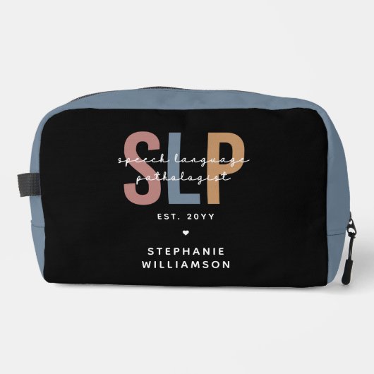 Custom SLP Speech Language Pathologe Waschbeutel (Vorderseite)