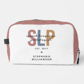 Custom SLP Speech Language Pathologe Waschbeutel (Vorderseite)