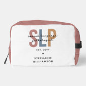 Custom SLP Speech Language Pathologe Waschbeutel (Rückseite)