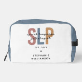 Custom SLP Speech Language Pathologe Waschbeutel (Rückseite)