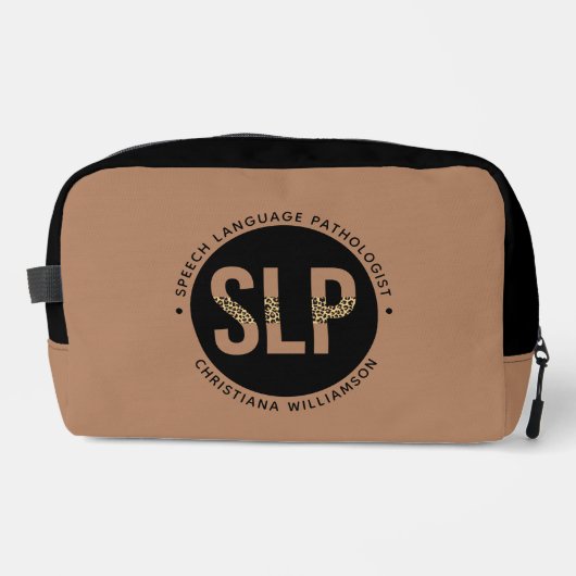 Custom SLP Speech Language Pathologist Geschenke Waschbeutel (Vorderseite)
