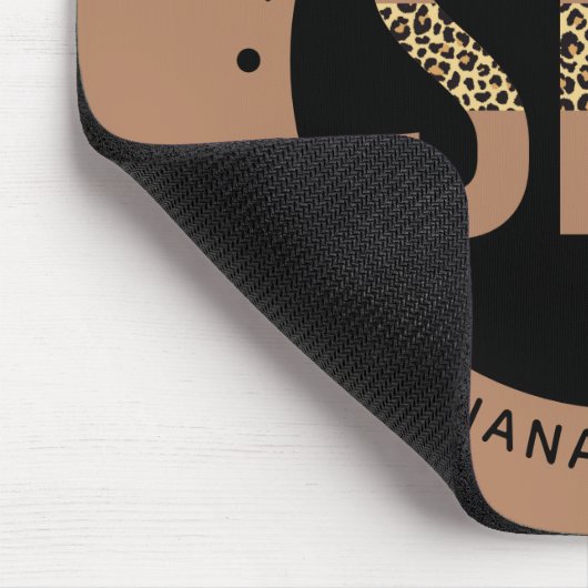 Custom SLP Speech Pathologe Leopard Druckgeschenke Mousepad (Ecke)