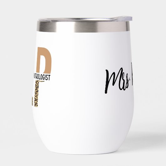 Custom SLP Speech Pathologe Leopard Print (Links)