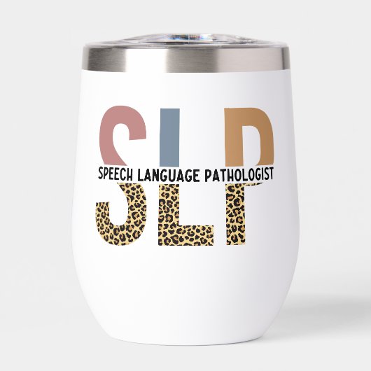 Custom SLP Speech Pathologe Leopard Print (Vorderseite)