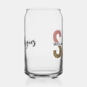 Custom SLP Speech Pathologe Leopard Print Dosenglas (Rechts)