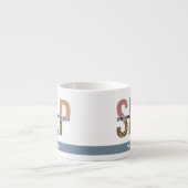Custom SLP Speech Pathologe Leopard Print Espressotasse (Vorderseite)