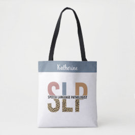 Custom SLP Speech Pathologe Leopard Print Tasche