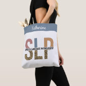 Custom SLP Speech Pathologe Leopard Print Tasche (Von Nahem)
