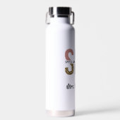 Custom SLP Speech Pathologe Leopard Print Trinkflasche (Vorne)