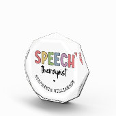 Custom SLP Speech Pathologist Speech Therapist Fotoblock (Rechts)
