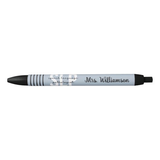Custom SLP Speech Pathologist Speech Therapist Kugelschreiber (Vorderseite)