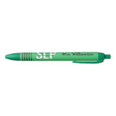 Custom SLP Speech Pathologist Speech Therapist Kugelschreiber (Unterseite)