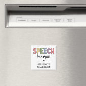 Custom SLP Speech Pathologist Speech Therapist Magnet (In Situ (Geschirrspüler))