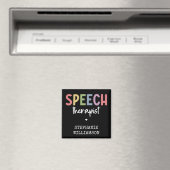 Custom SLP Speech Pathologist Speech Therapist Magnet (In Situ (Geschirrspüler))