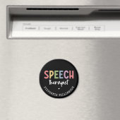 Custom SLP Speech Pathologist Speech Therapist Magnet (In Situ (Geschirrspüler))
