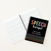 Custom SLP Speech Pathologist Speech Therapist Notizblock (Innenseite)