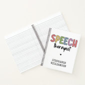Custom SLP Speech Pathologist Speech Therapist Notizblock (Innenseite)