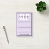 Custom SLP Speech Pathologist Speech Therapist Post-it Klebezettel (Büro)