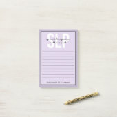 Custom SLP Speech Pathologist Speech Therapist Post-it Klebezettel (Auf Schreibtisch)