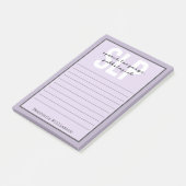 Custom SLP Speech Pathologist Speech Therapist Post-it Klebezettel (angewinkelt)